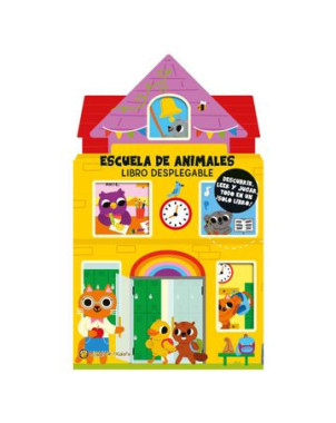 ESCUELA DE ANIMALES LIBRO DESPLEGABLE