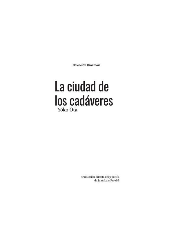 LA CIUDAD DE LOS CADAVERES