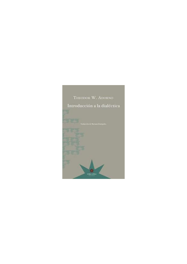 INTRODUCCION A LA DIALECTICA