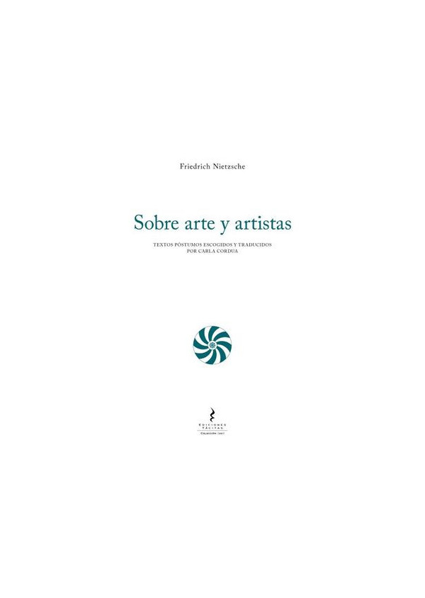 SOBRE ARTE Y ARTISTAS
