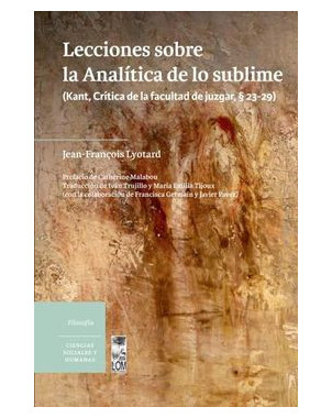 LECCIONES SOBRE LA ANALITICA DE LO SUBLIME